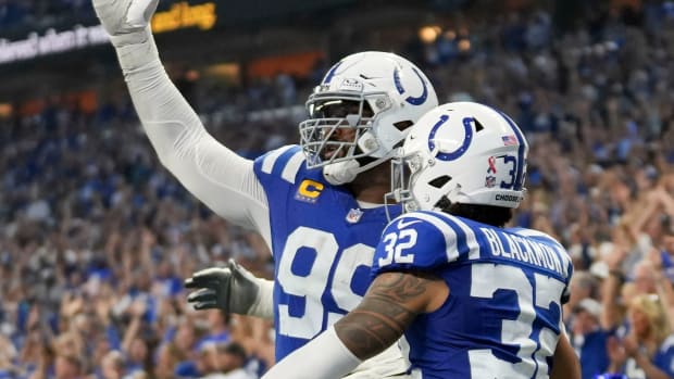 DeForest Buckner TD vs Jaguars Jenna Watson - IndyStar - USA TODAY NETWORK